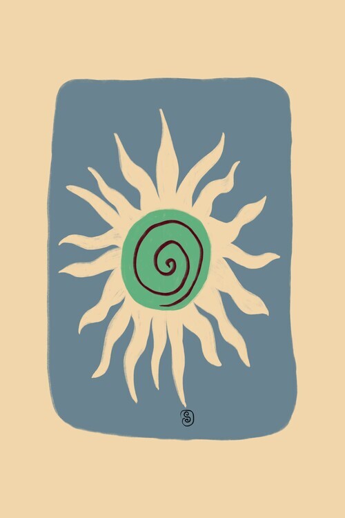 Sandra Poliakov Ilustrace Sun Spiral Dance, Sandra Poliakov, 26.7 × 40 cm
