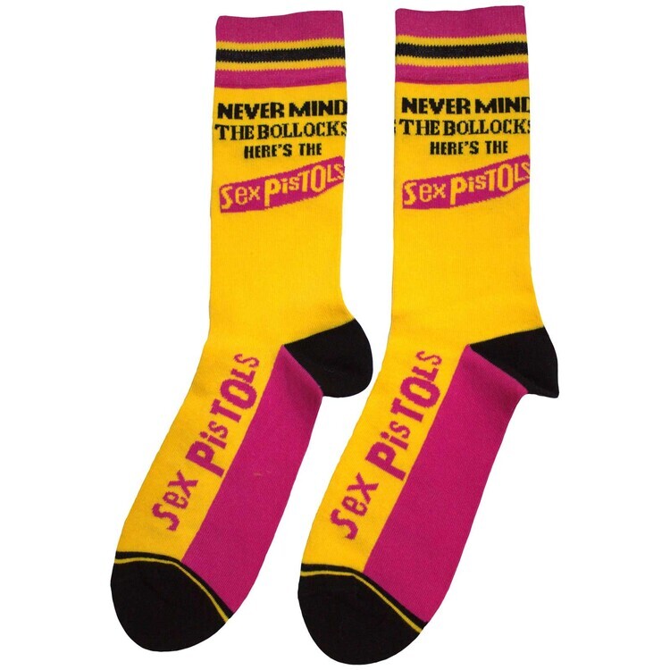 ROCKOFF Ponožky Sex Pistols - NMTB Stripes, EU 40 - 45 (UK 7 - 11; US 7,5 - 11,5)