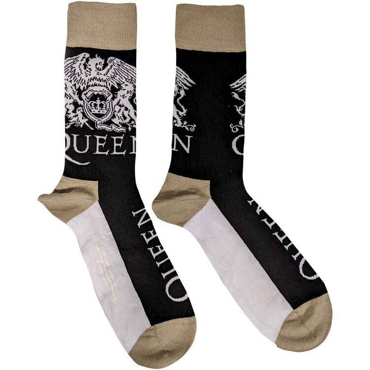 ROCKOFF Ponožky Queen - Crest & Logo, EU 36 - 40 (UK 4 - 7; US 4,5 - 7,5)