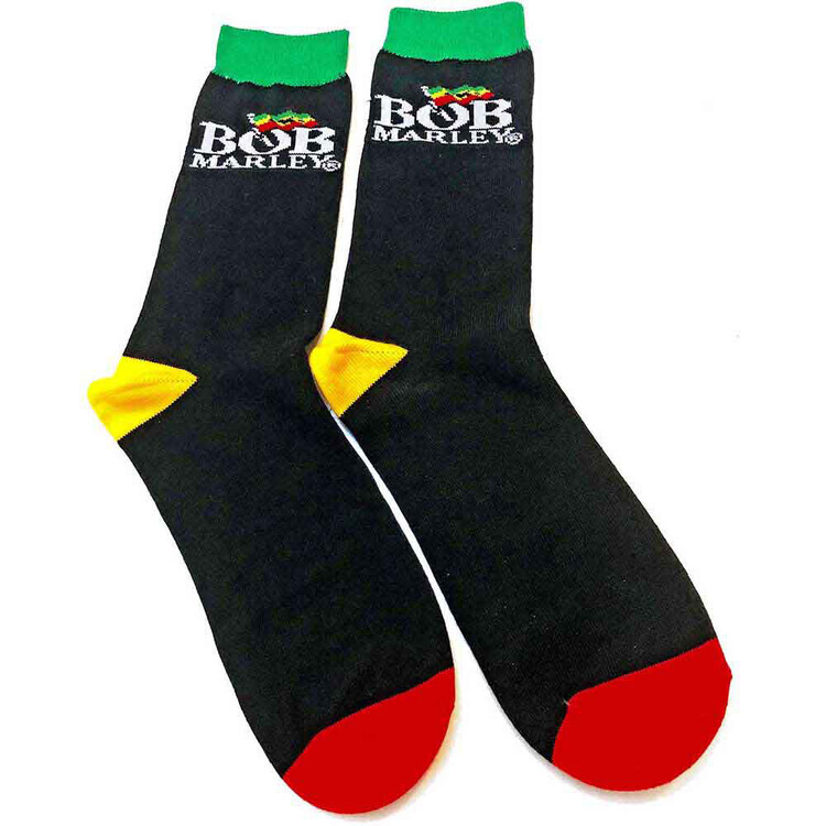 ROCKOFF Ponožky Bob Marley - Logo, EU 36 - 40 (UK 4 - 7; US 4,5 - 7,5)