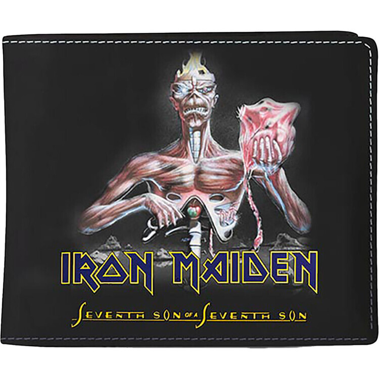 ROCKOFF Peněženka Iron Maiden - Seventh Son, 10 x 11 x 1 cm