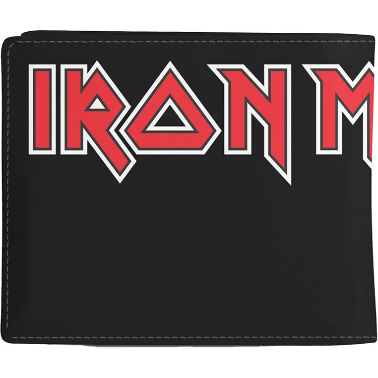 ROCKOFF Peněženka Iron Maiden - Logo Wrap, 10 x 11 x 1 cm