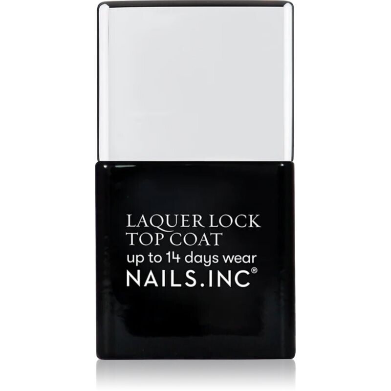 Nails Inc. 45 Second Lacquer Lock vrchní lak na nehty 14 ml