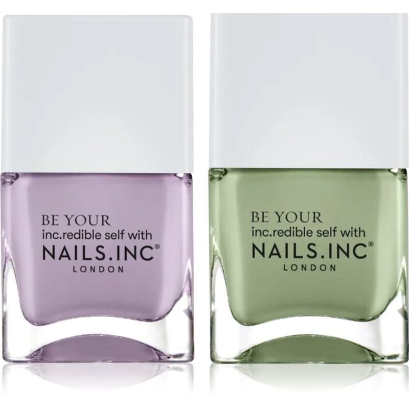 Nails Inc. Summer Matcha Mood Duo sada laků na nehty