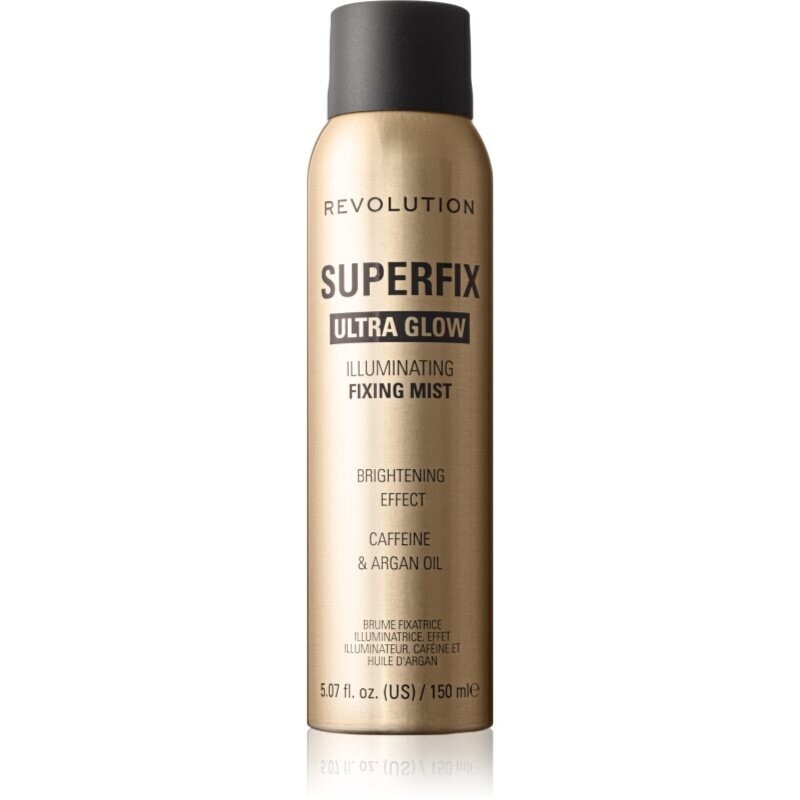 Makeup Revolution Superdewy Superfix rozjasňující fixační sprej 150 ml