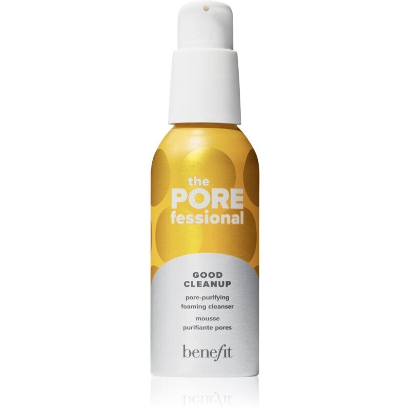 Benefit The POREfessional Good Cleanup Mini jemná čisticí pěna pro stažení pórů a matný vzhled pleti 45 ml