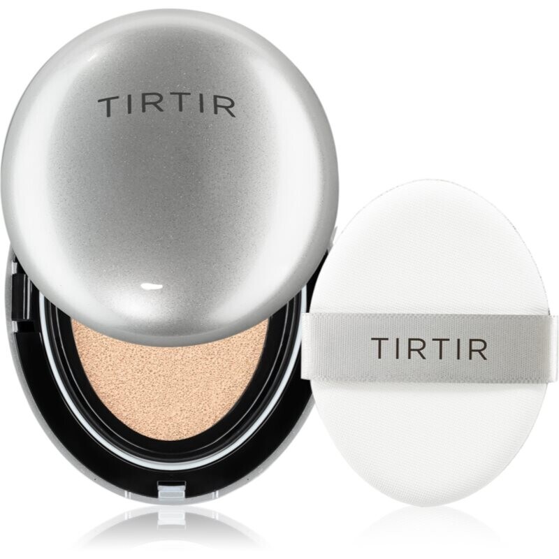 TIRTIR Mask Fit Aura Cushion Mini hydratační make-up v houbičce pro rozjasnění pleti odstín 25N Mocha 4.5 g