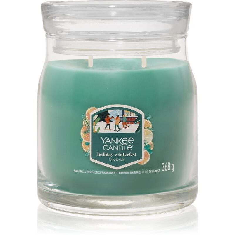 Yankee Candle Holiday Winterfest vonná svíčka Signature 368 g