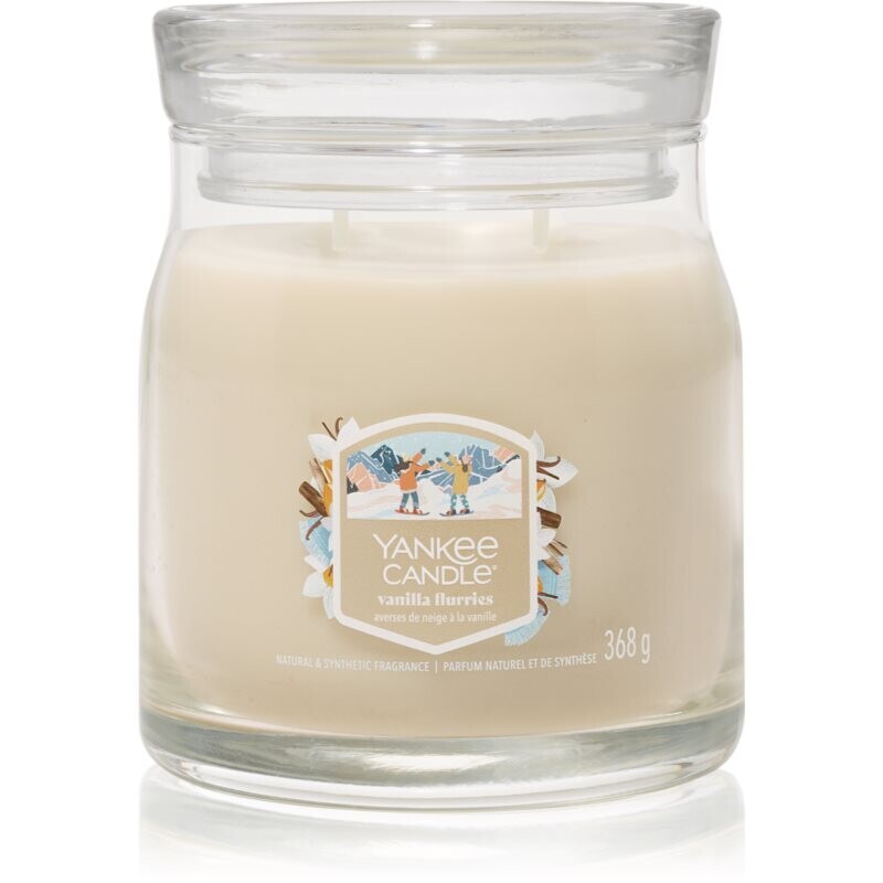 Yankee Candle Vanilla Flurries vonná svíčka Signature 368 g