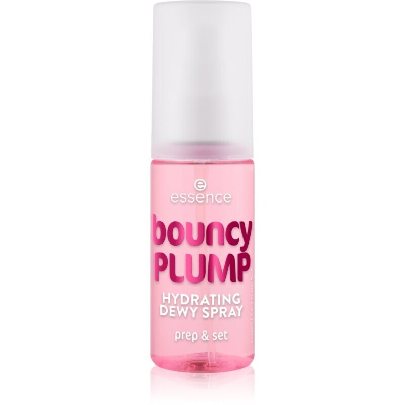 essence bouncy PLUMP fixační sprej na make-up s hydratačním účinkem 50 ml