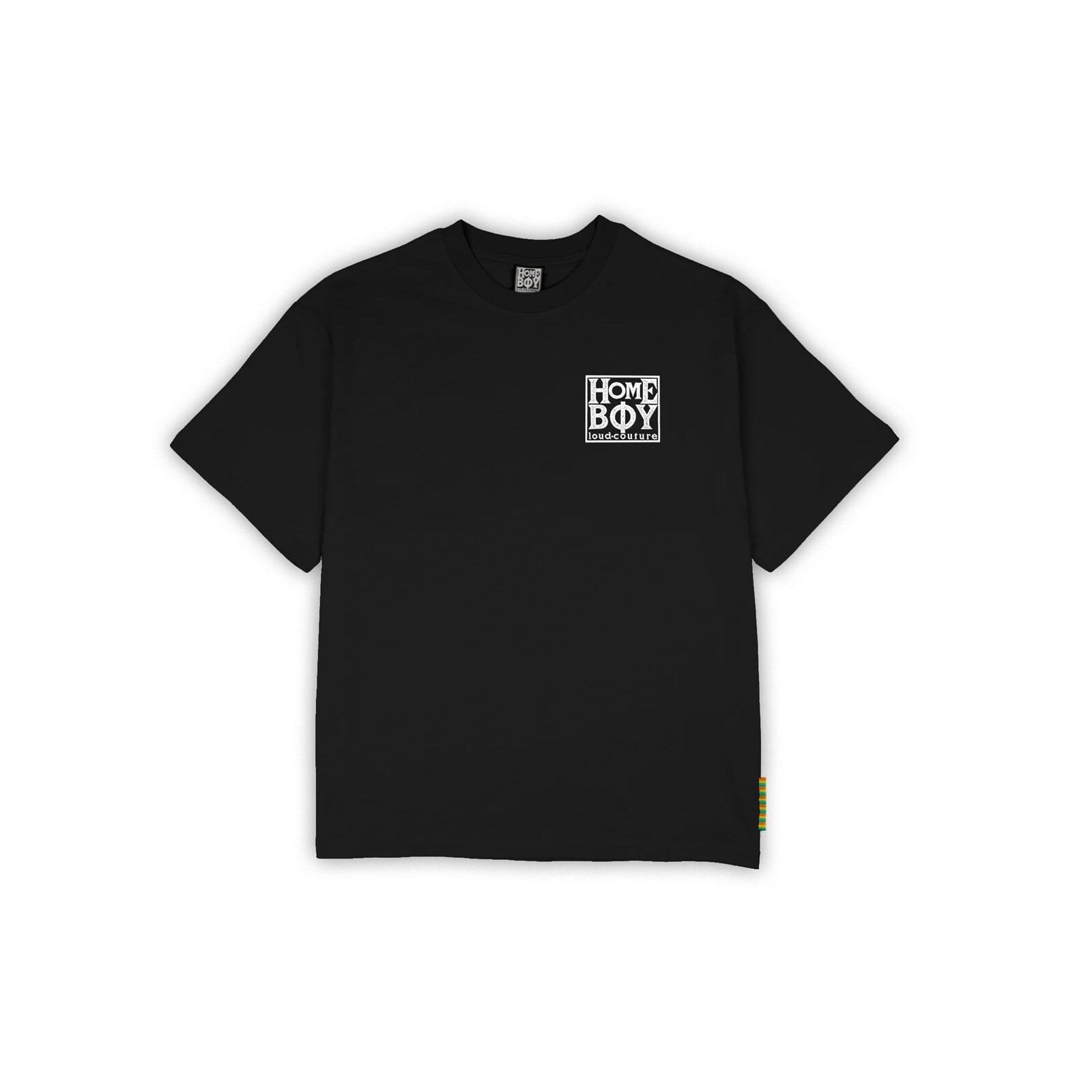 triko HOMEBOY - Old School Tee Black (BLACK-10) velikost: L