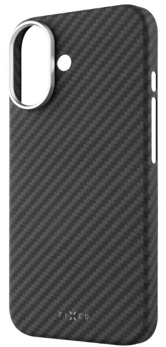 Aramidový zadní kryt FIXED MagVelar s podporou MagSafe pro Apple iPhone 17, černý