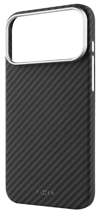 Aramidový zadní kryt FIXED MagVelar s podporou MagSafe pro Apple iPhone 17 Pro Max, černý