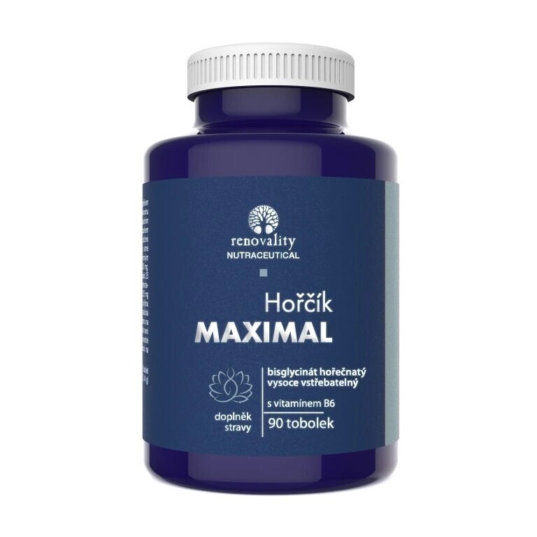 Renovality Hořčík s vitamínem B6 90 tobolek