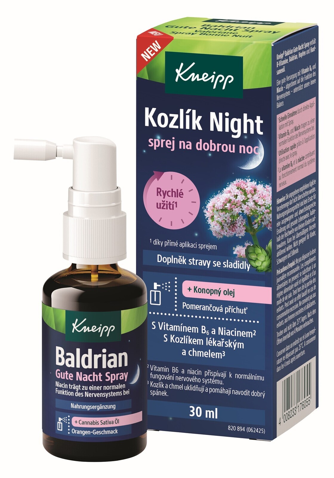 Kneipp Sprej na dobrou noc Kozlík Night 30 ml