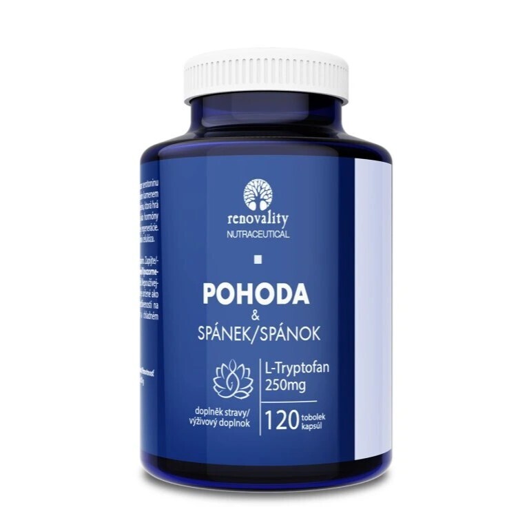 Renovality L-Tryptofan - pohoda & spánek 120 tobolek