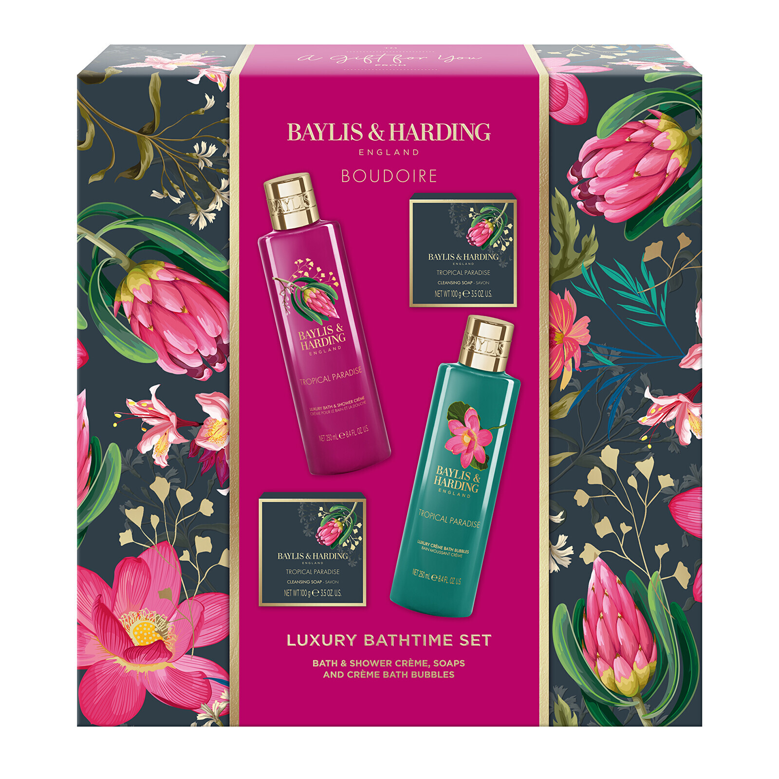 Baylis & Harding Dárková sada Boudoire - Tropical Paradise 4 ks