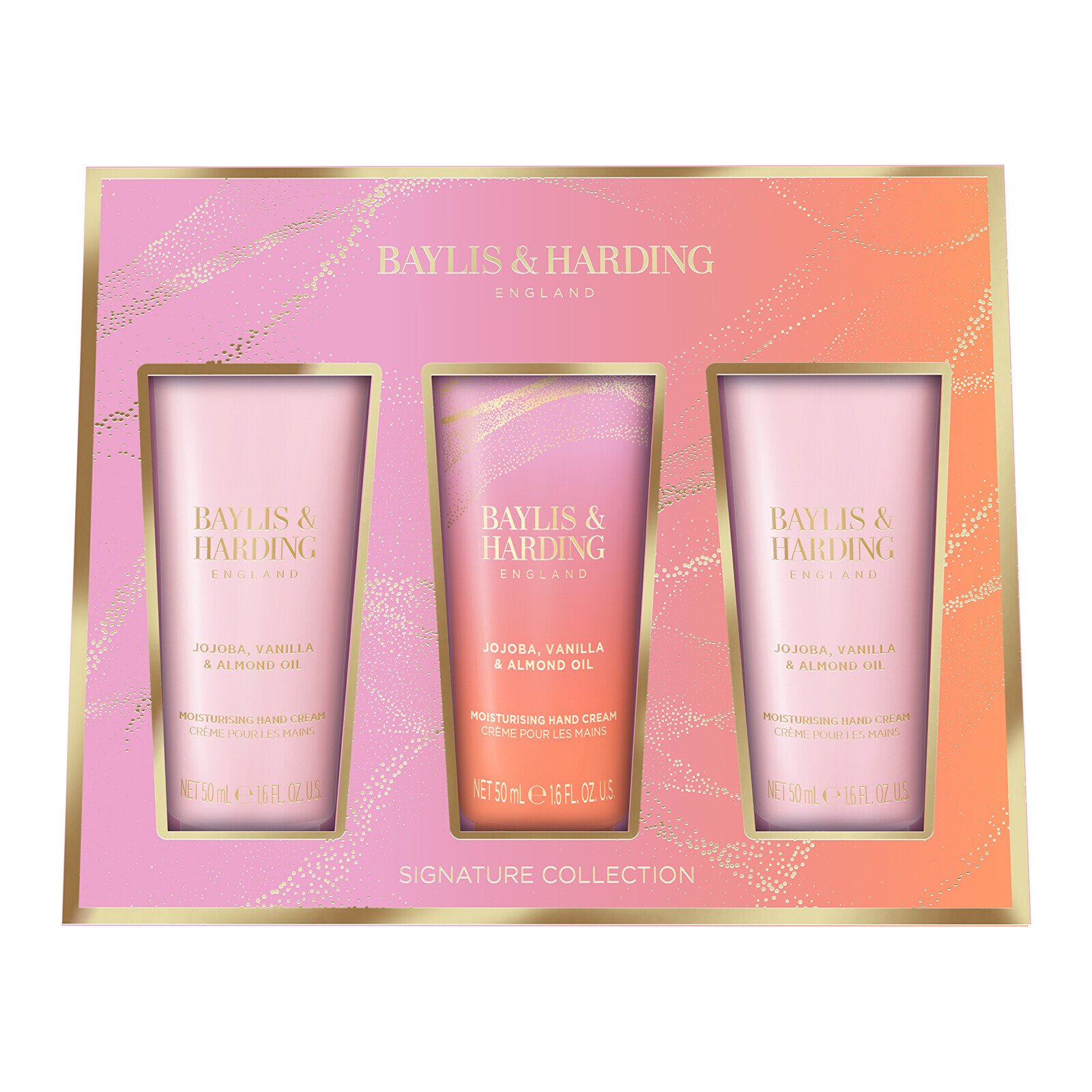 Baylis & Harding Dárková sada Jojoba, Vanilka & Mandlový olej 3 × 50 ml