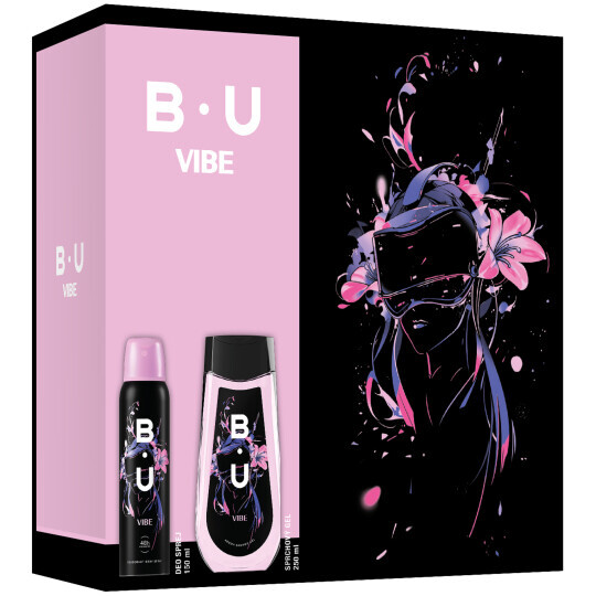 B.U. Vibe - deodorant ve spreji 150 ml + sprchový gel 250 ml