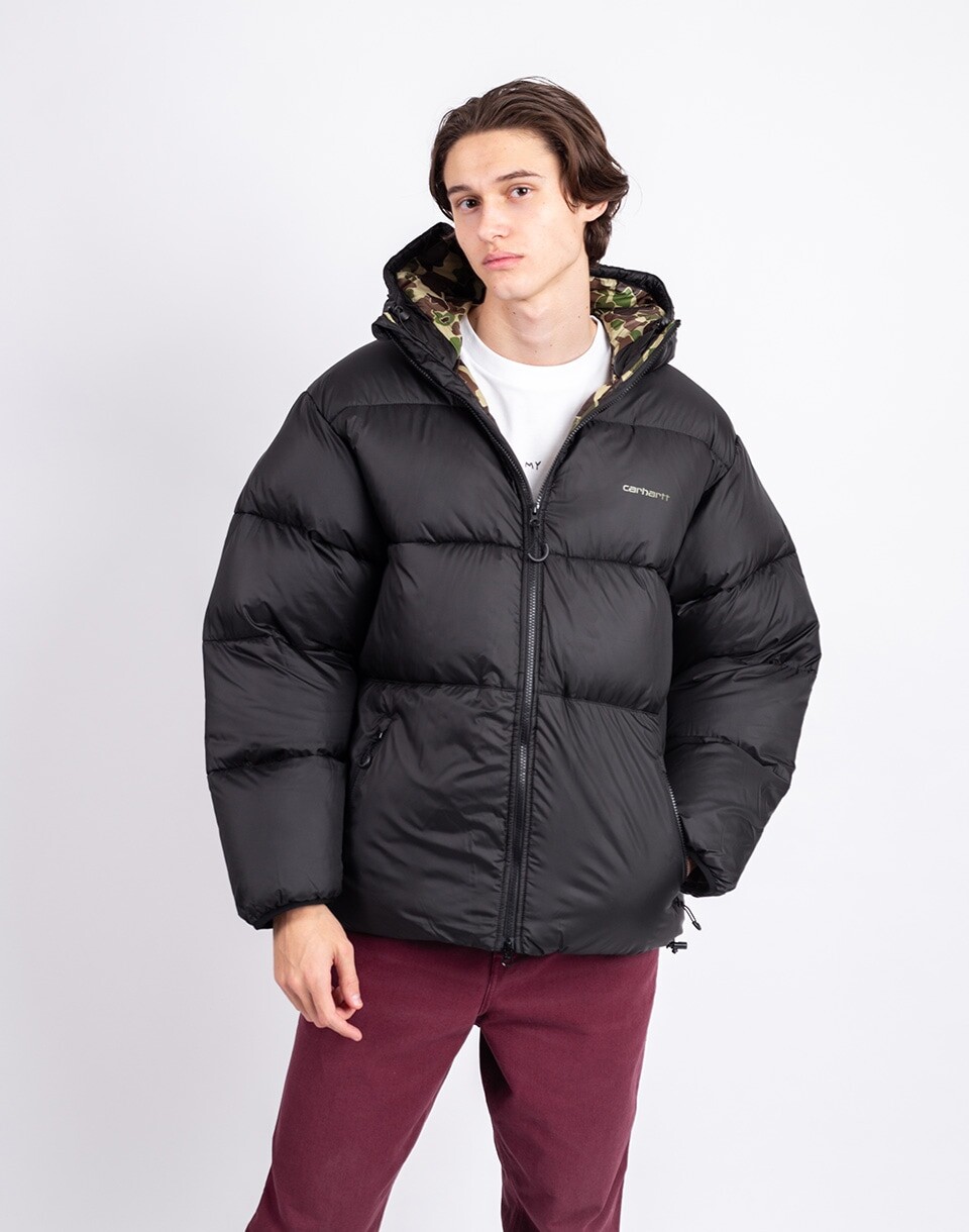 Carhartt WIP Toronto Jacket Black/Camo Duck, Green S
