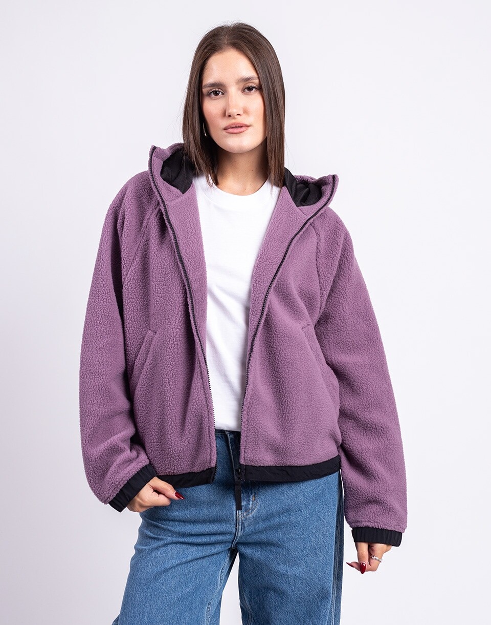 Carhartt WIP W' Hooded Helix Fleece Jacket Phlox/Porphyry XS