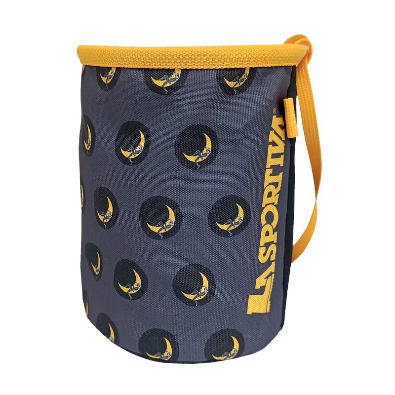 La Sportiva Climbing On The Moon Chalk Bag Carbon