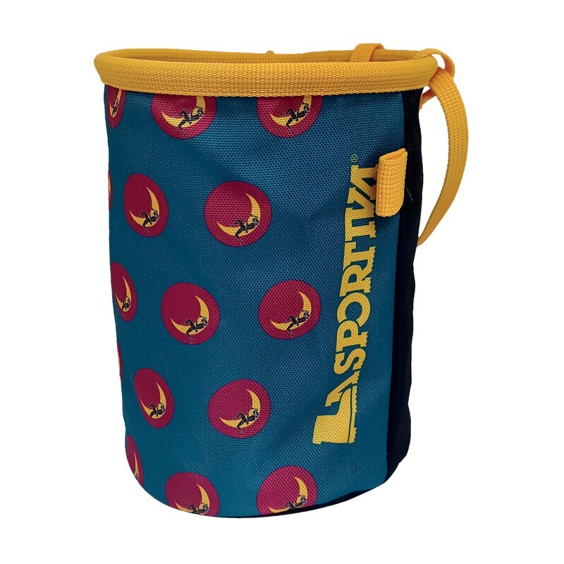 La Sportiva Climbing On The Moon Chalk Bag Turchese