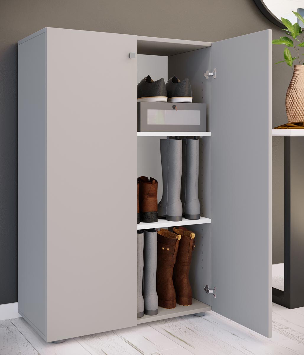 Botník Lona XL 3dílný, šedý