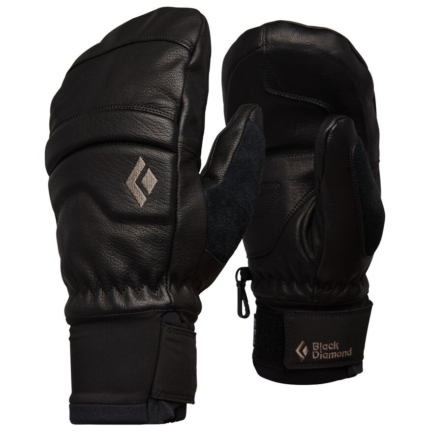 Pánské rukavice Black Diamond M Spark Mitts Velikost: XL / Barva: černá/hnědá