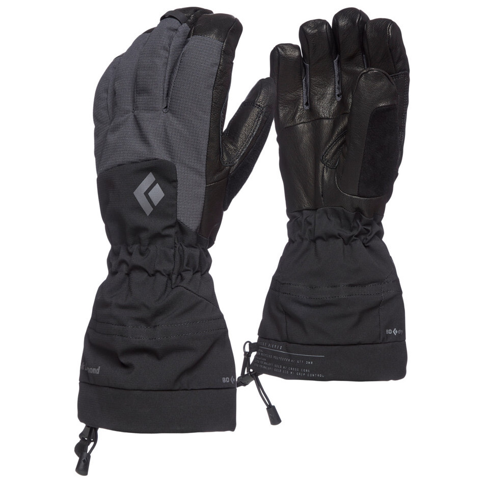 Lyžařské rukavice Black Diamond Soloist Gloves Velikost rukavic: S / Barva: černá