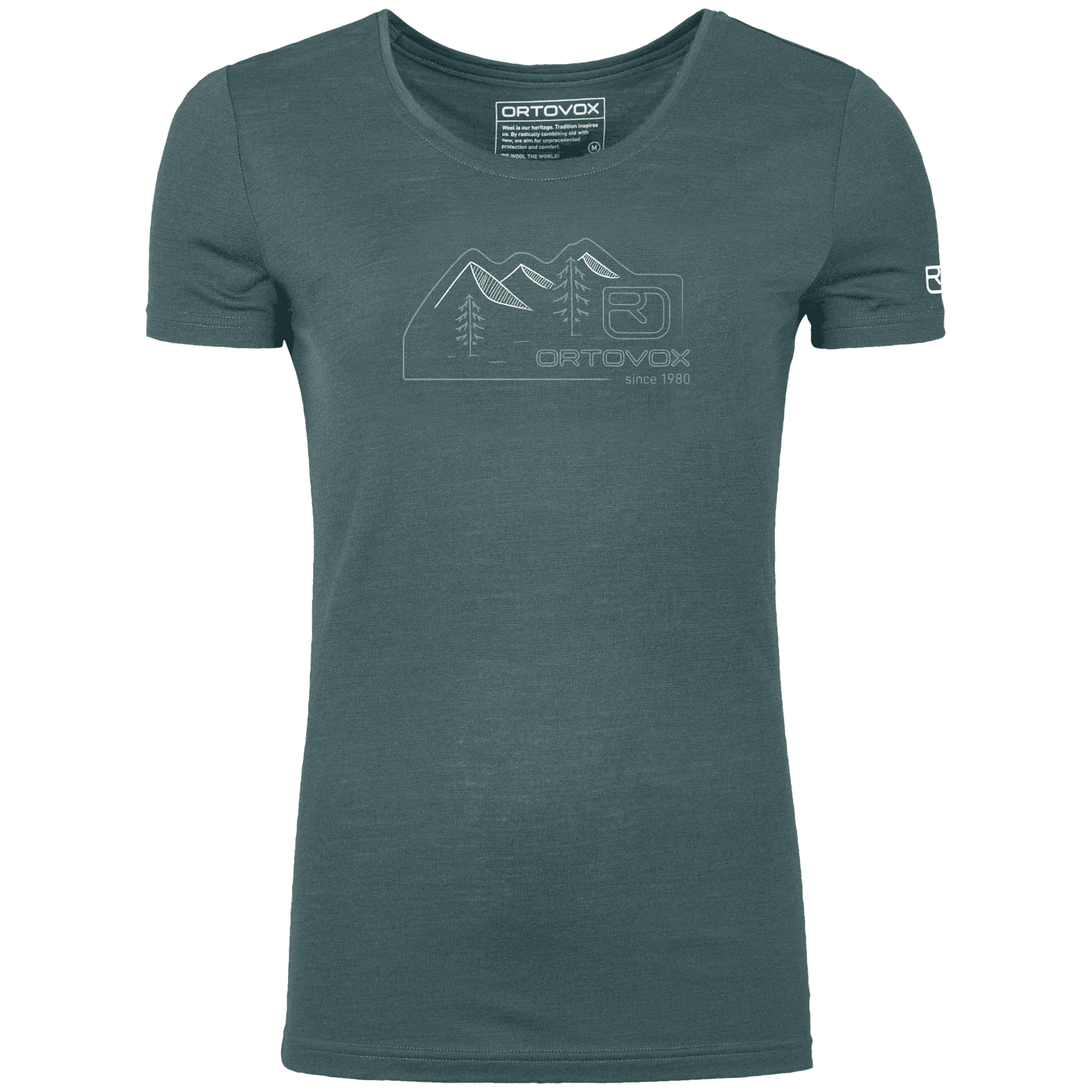 Dámské triko Ortovox 150 Cool Vintage Badge T-shirt Velikost: S / Barva: tmavě šedá