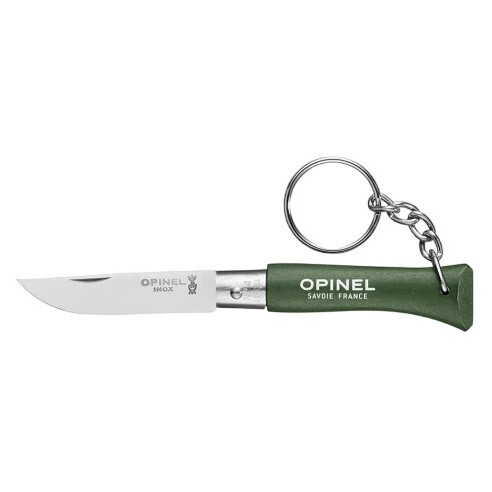 Klíčenka Opinel N°04 Inox khaki Barva: khaki