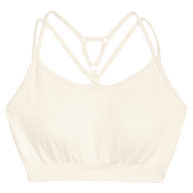 Sportovní podprsenka 4F Sport Bra F218 Velikost podprsenky: XS/S / Barva: béžová