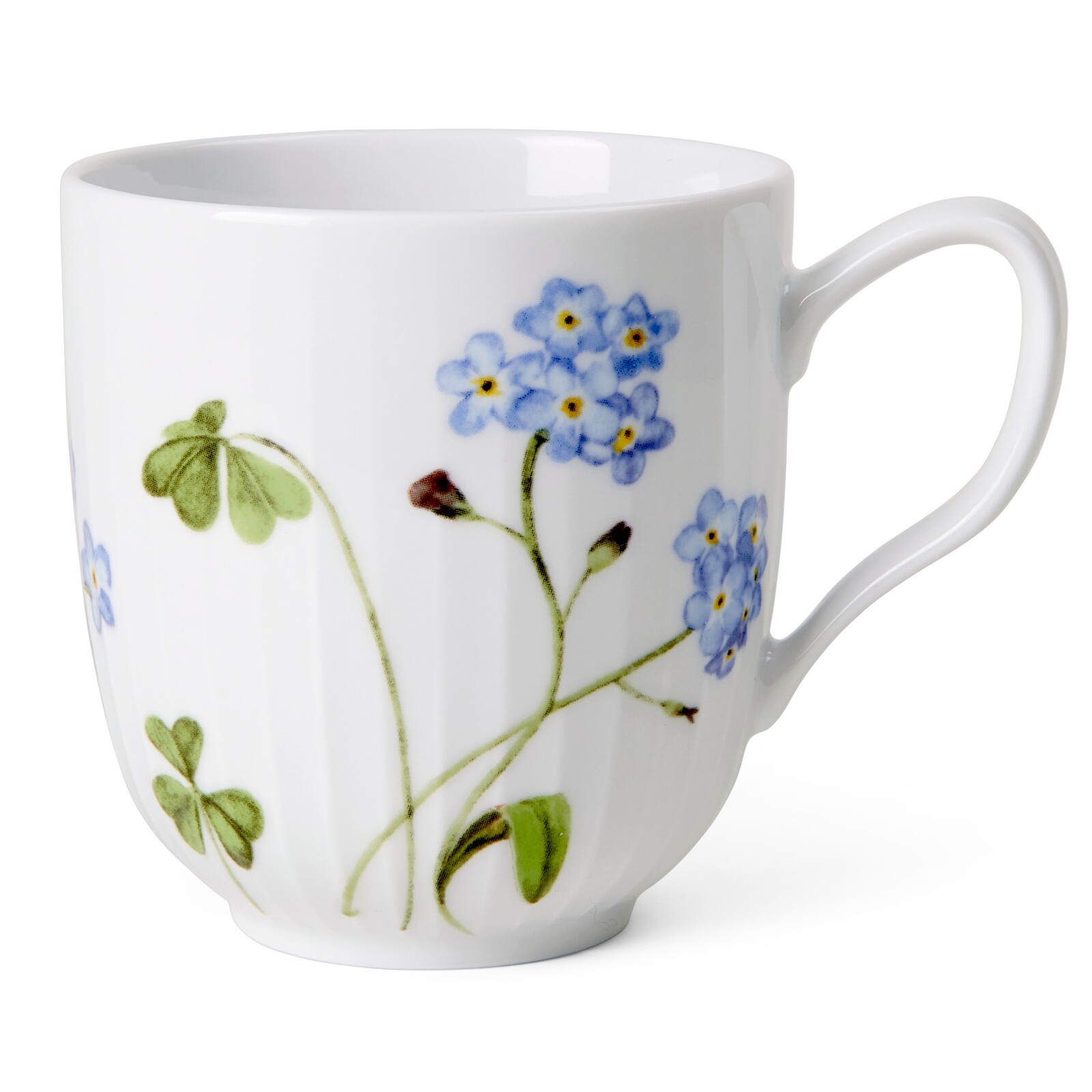 Hrnek HAMMERSHOI SUMMER - FORGET ME NOT 330 ml, bílá, porcelán, Kähler