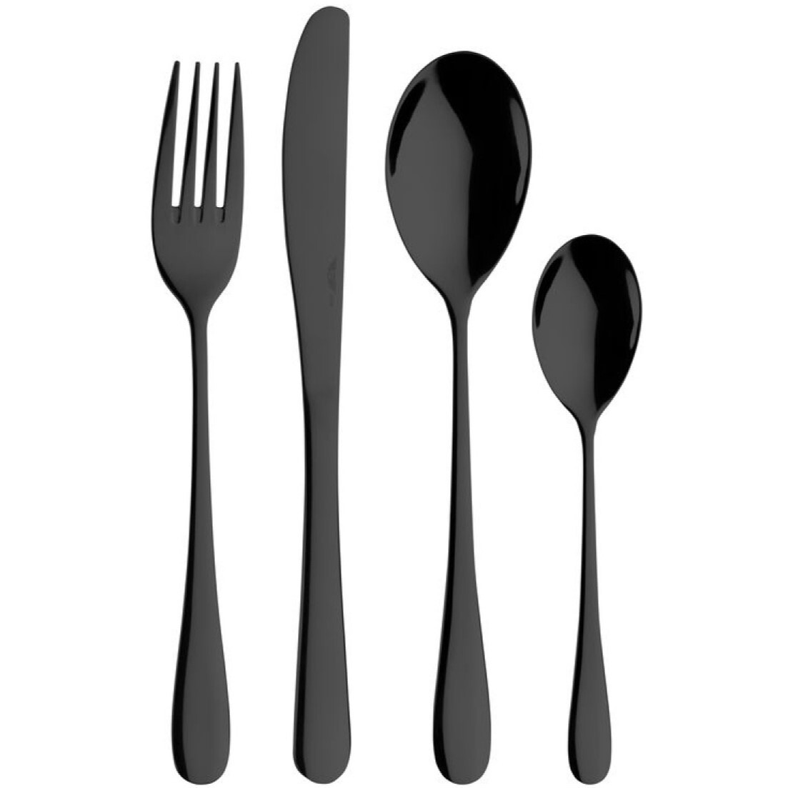 Sada příborů PRINCESS CARBON, sada 24 ks, černá, Pintinox
