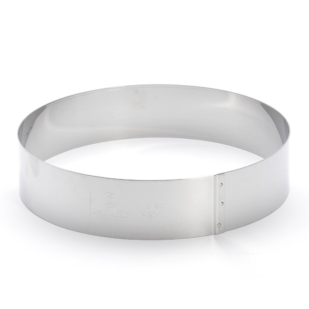 Pečící kruhový rám 20 x 4,5 cm, nerezová ocel, de Buyer