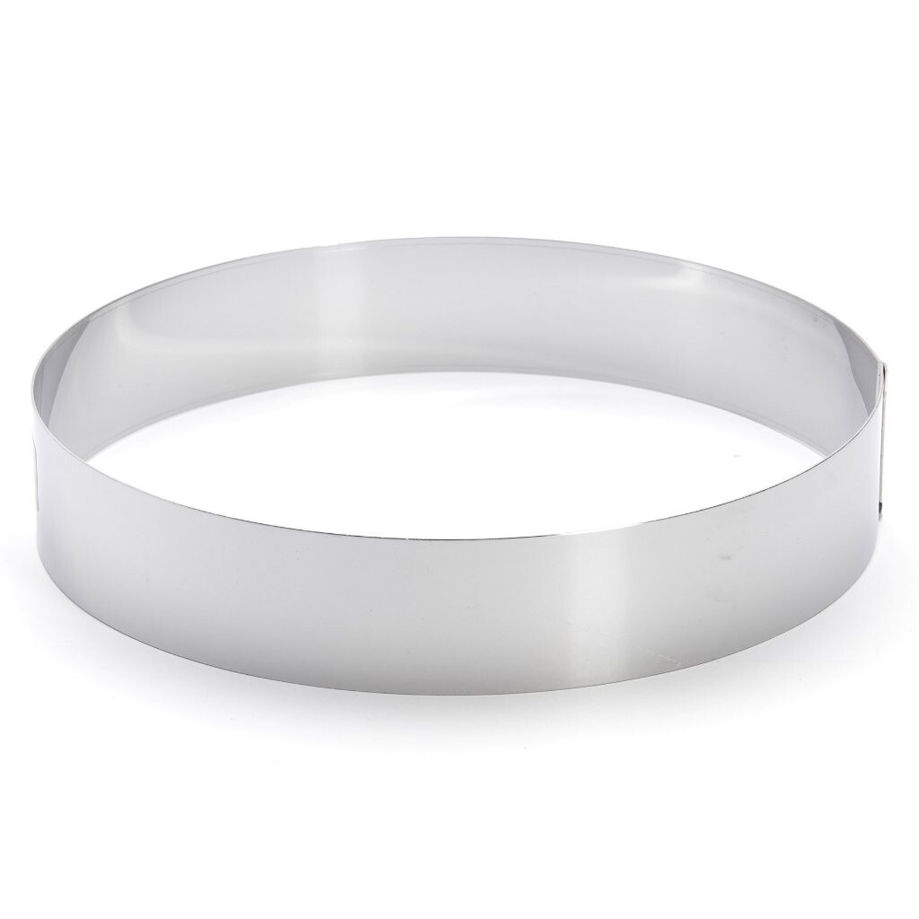 Pečící kruhový rám 24 x 4,5 cm, nerezová ocel, de Buyer