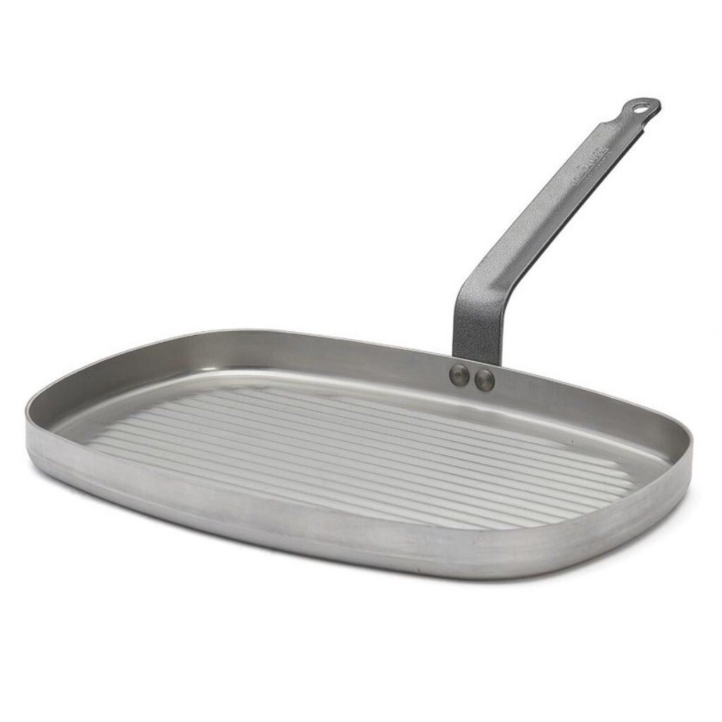 Grilovací pánev CARBONE PLUS 38 x 26 cm, ocel, de Buyer