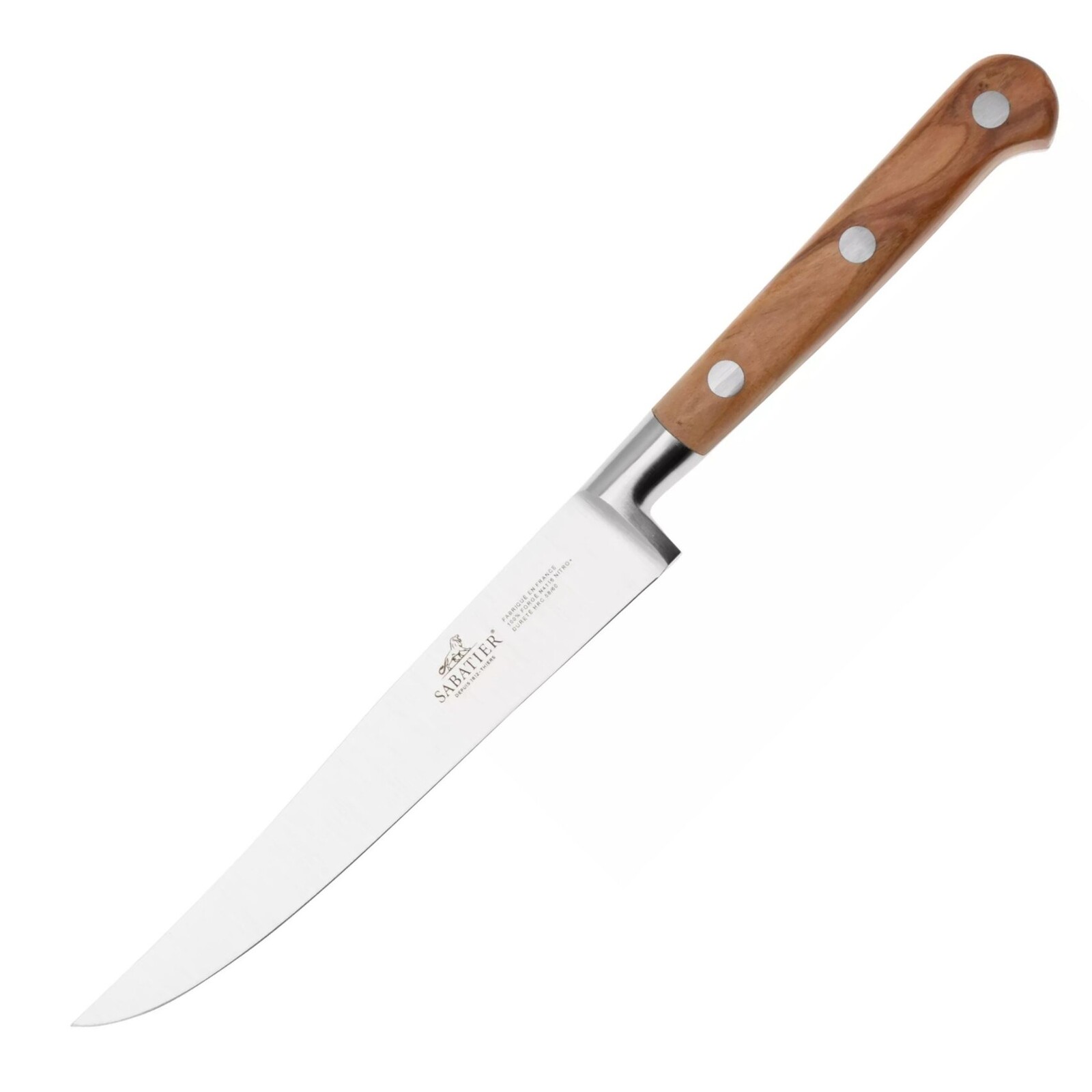 Steakový nůž IDEAL PROVENCAO 13 cm, nerezové nýty, hnědá, Lion Sabatier