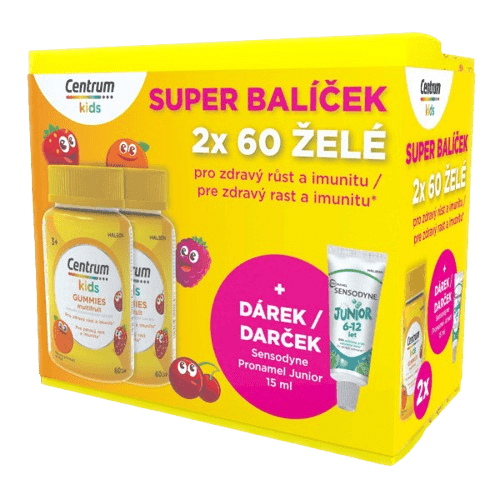 Centrum Kids Gummies multifruit 2x60ks+dárek