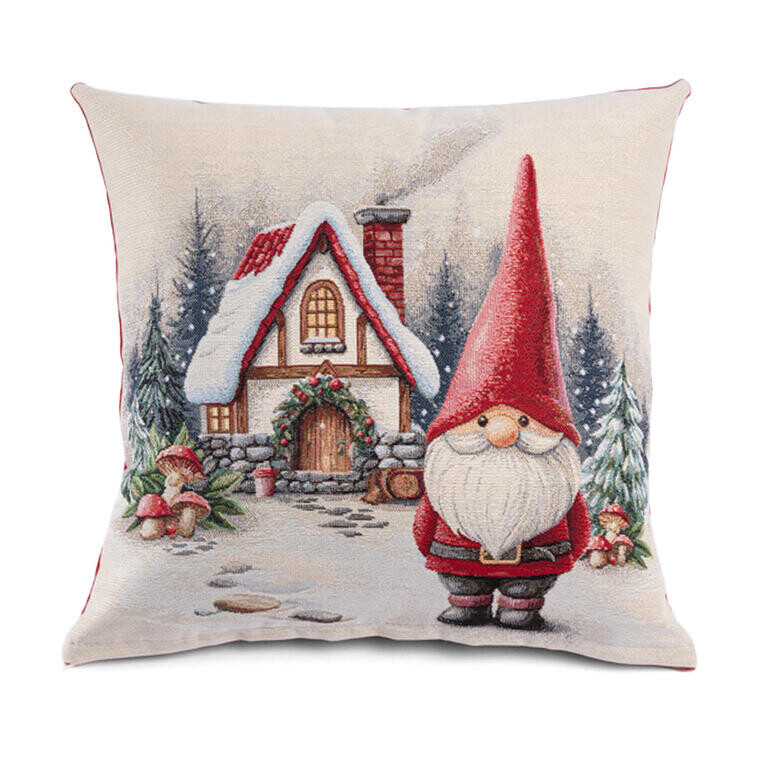 Gobelínový povlak na polštář VÁNOČNÍ SKŘÍTEK 45 x 45 cm