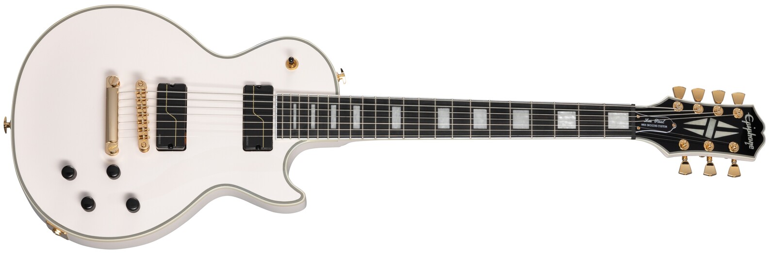 Epiphone Matt Heafy Origins Les Paul Custom 7 Bone White