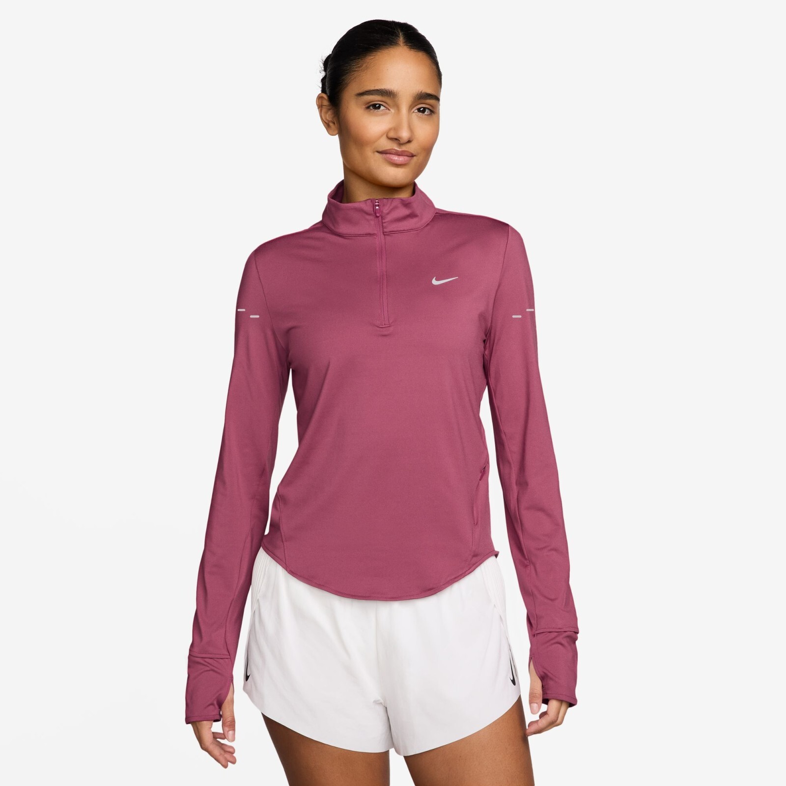 Nike Swift Women Dri-FIT UV 1/4-Zip Running Top L