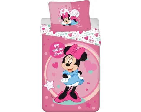 Dětské povlečení Minnie Sweet like me, růžové