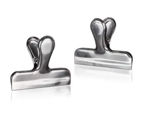 Sada klipsů na sáčky (2 ks) Akcent, nerez