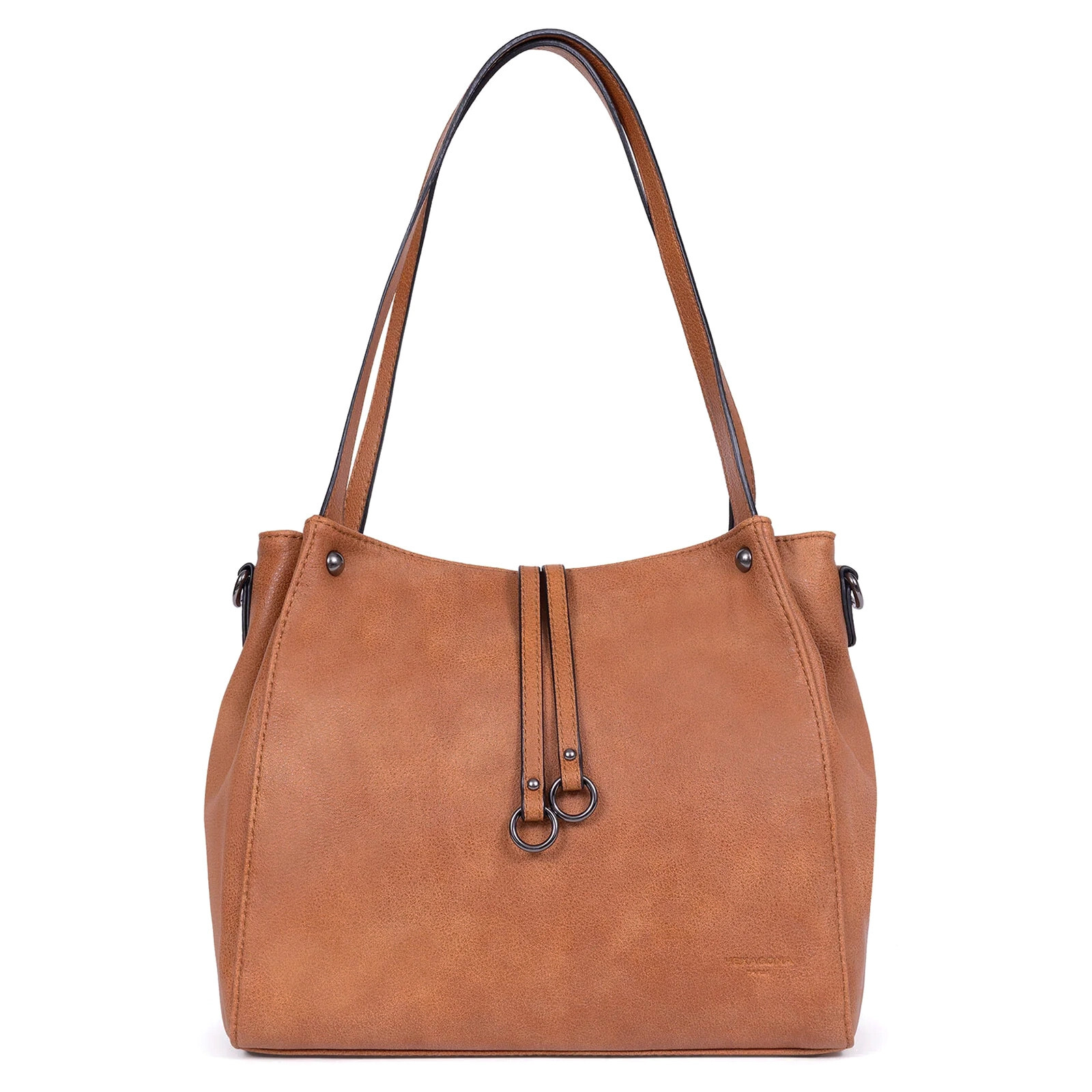 Dámská kabelka Hexagona Kalla - koňak