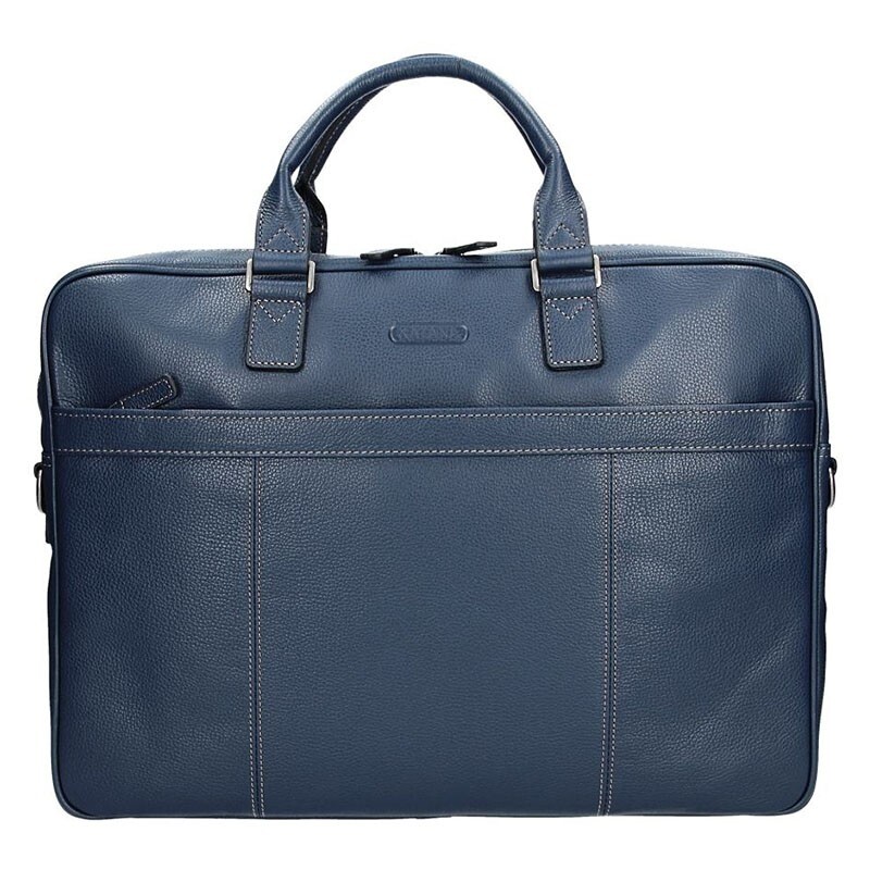 Pánská kožená taška přes rameno Katana Simons - modrá