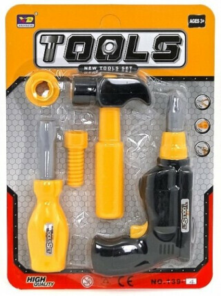 Sada nářadí - vrtačka, kladívko a šroubovák