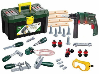 Velká sada nářadí v kufru s vrtačkou na baterie