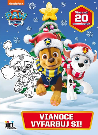 Vyfarbuj si! Labková patrola Vianoce